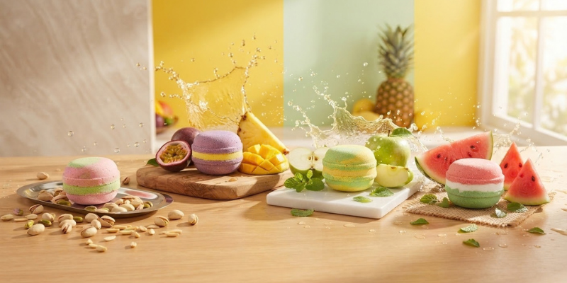 Macarons Bombe de bain