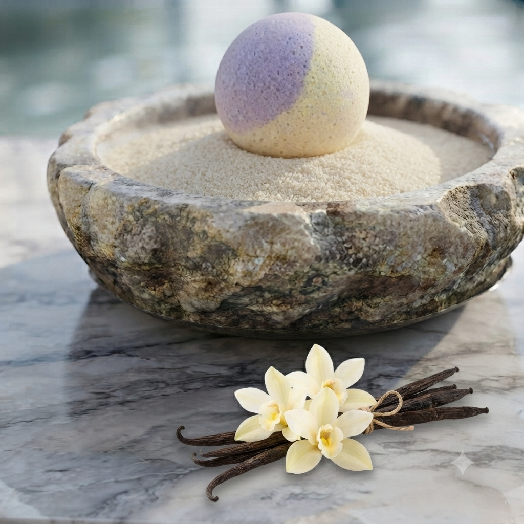 Boules de bain Duo Vanille- 40g