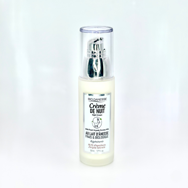 Crème de Nuit au Lait d'Anesse Certifié Bio