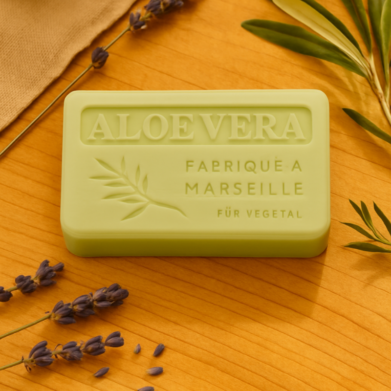 Savon de Marseille à l'aloé véra