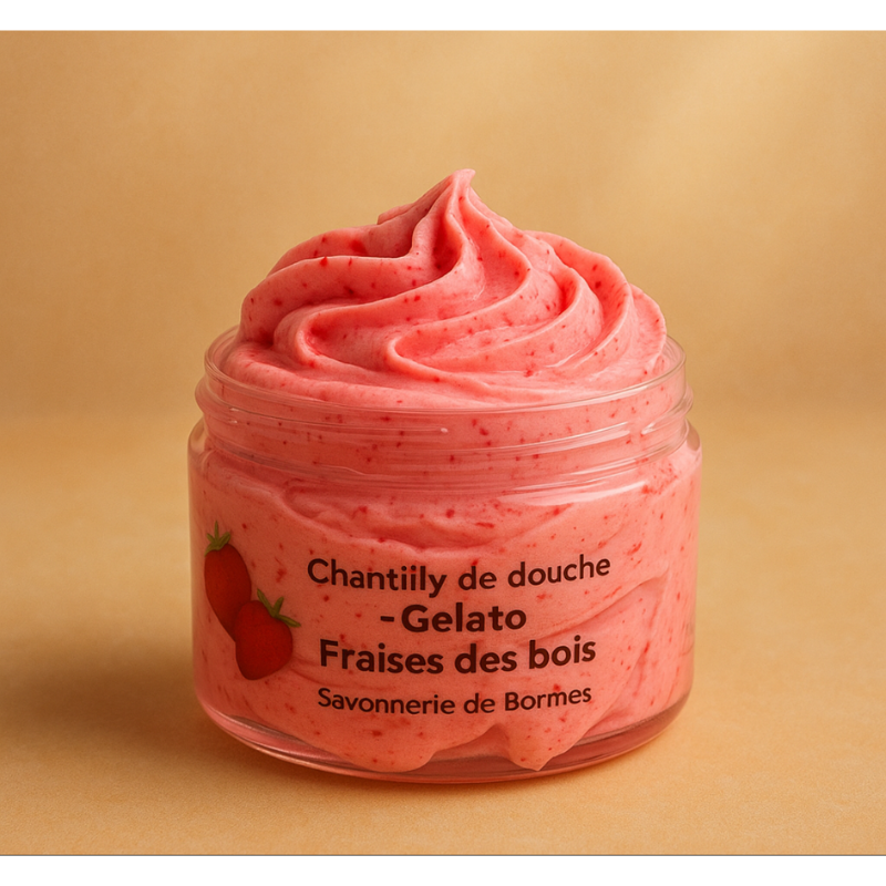 Savon fouetté Fraises Des Bois