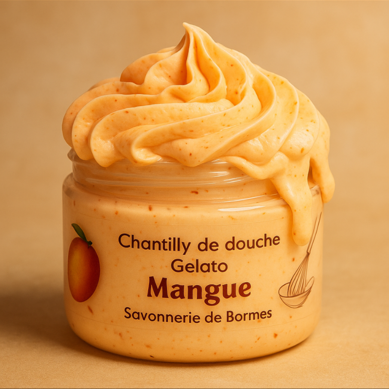 Savon fouetté Mangue