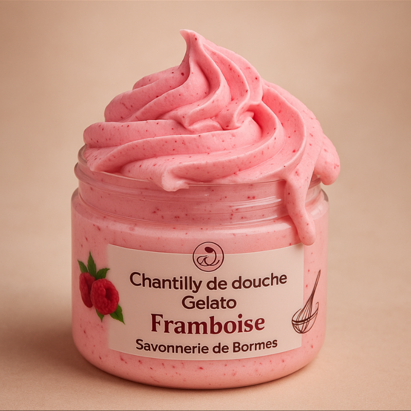 Savon fouetté Framboise