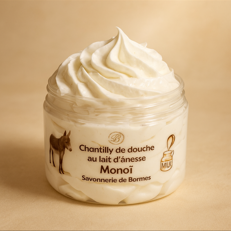 Savon fouetté Au Lait D'Ânesse Monoï