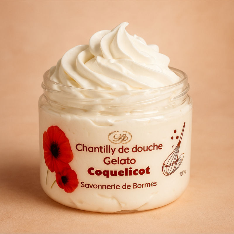 Savon Fouetté Coquelicot