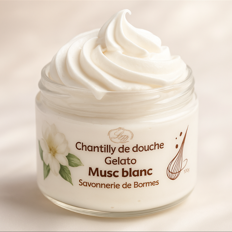 Savon fouetté Musc blanc