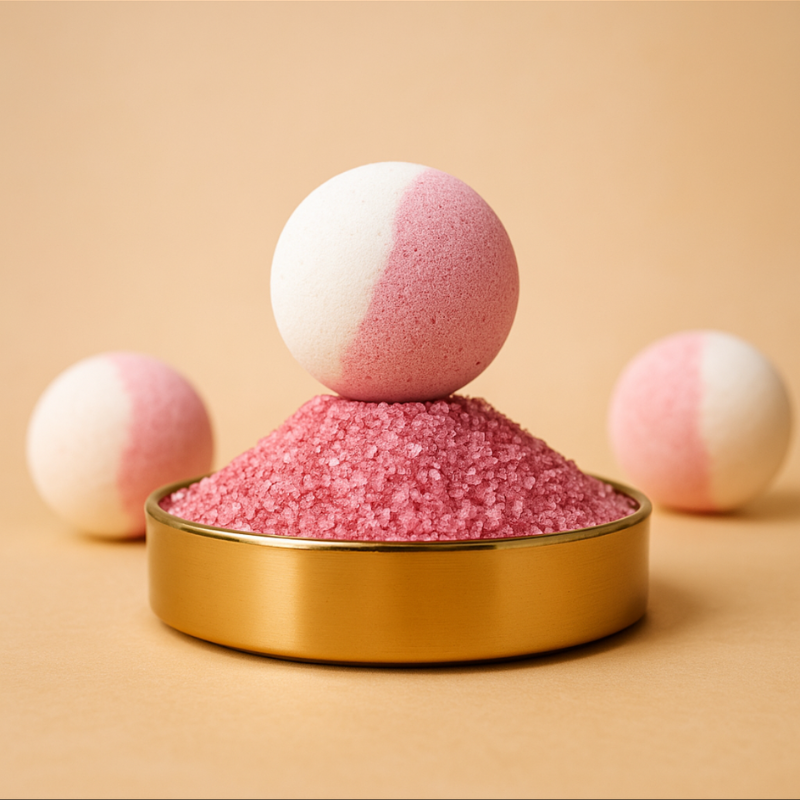 Boules de bain Duo Rose- 40g