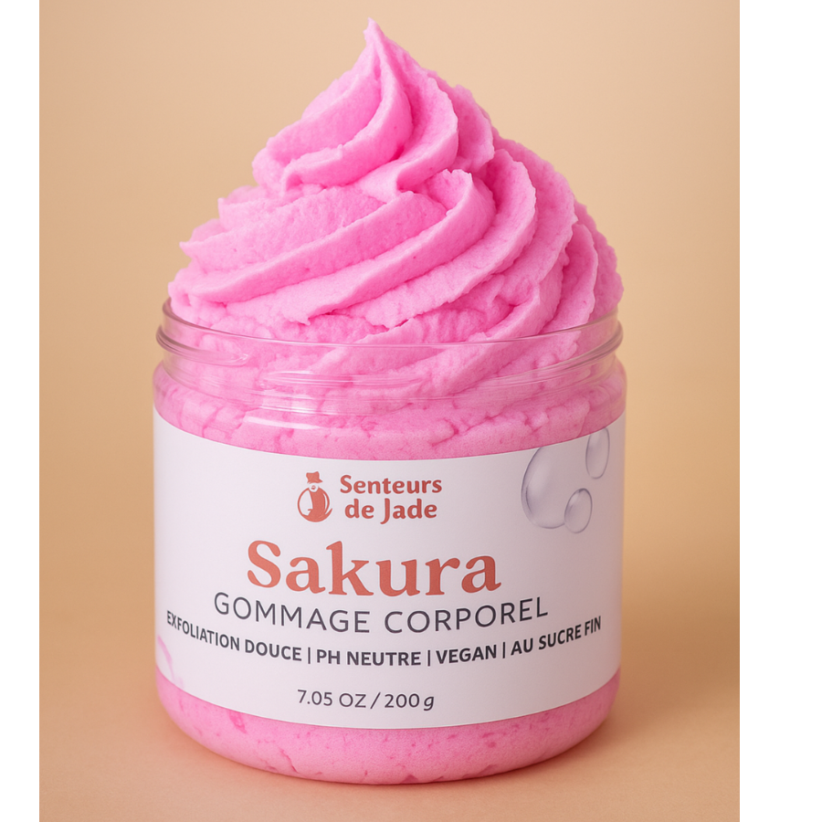 Gommage fouetté au sucre Sakura
