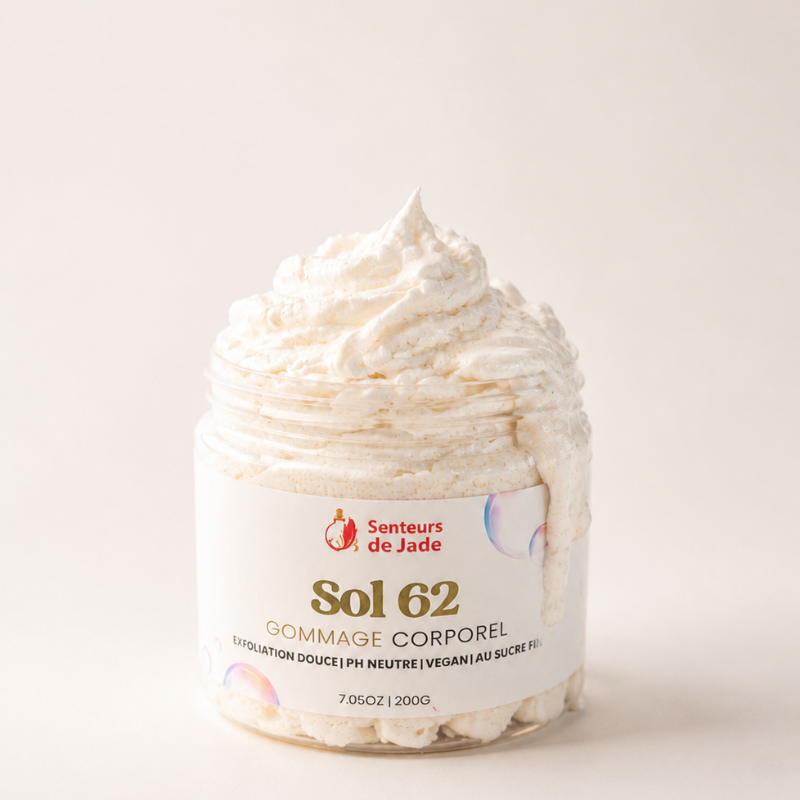 Gommage fouetté au sucre Sol 62