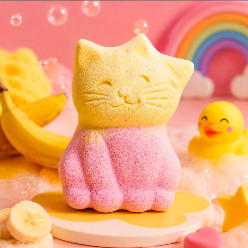 Bombe de Bain Chat banane