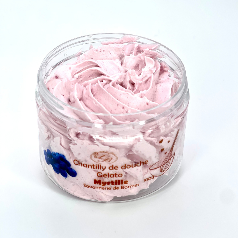Savon fouetté à la Myrtille