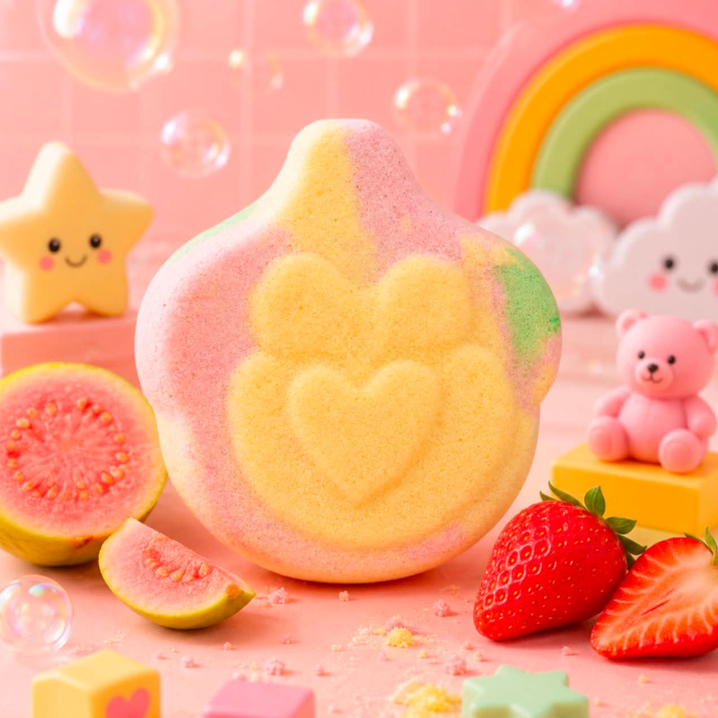 Bombe de Bain Singe goyave et fraise