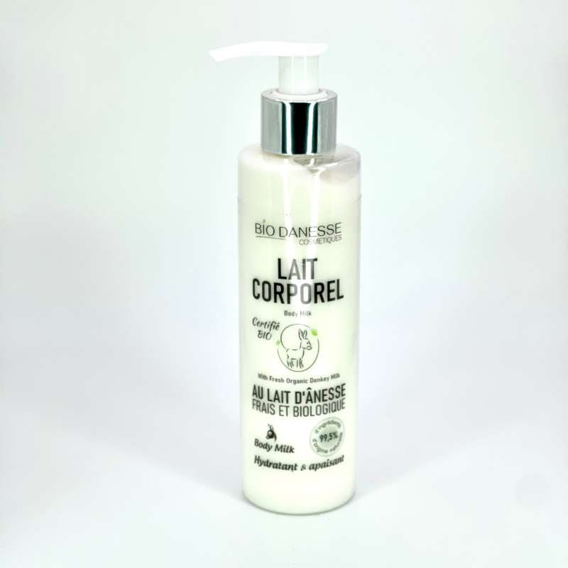 Lait corporel au Lait d'Anesse Certifié Bio
