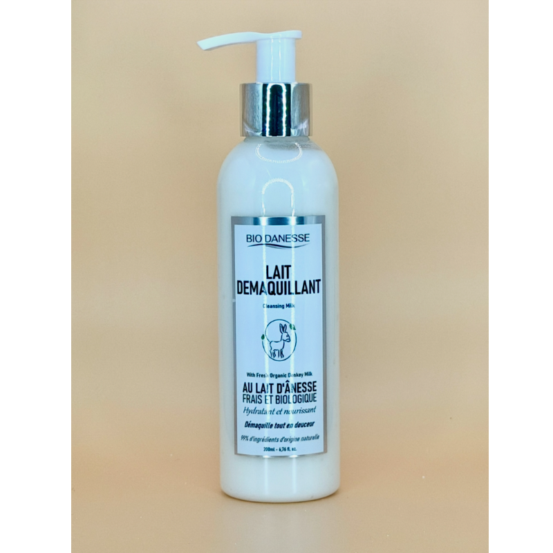 Lait démaquillant au Lait d'Ânesse Certifié Bio