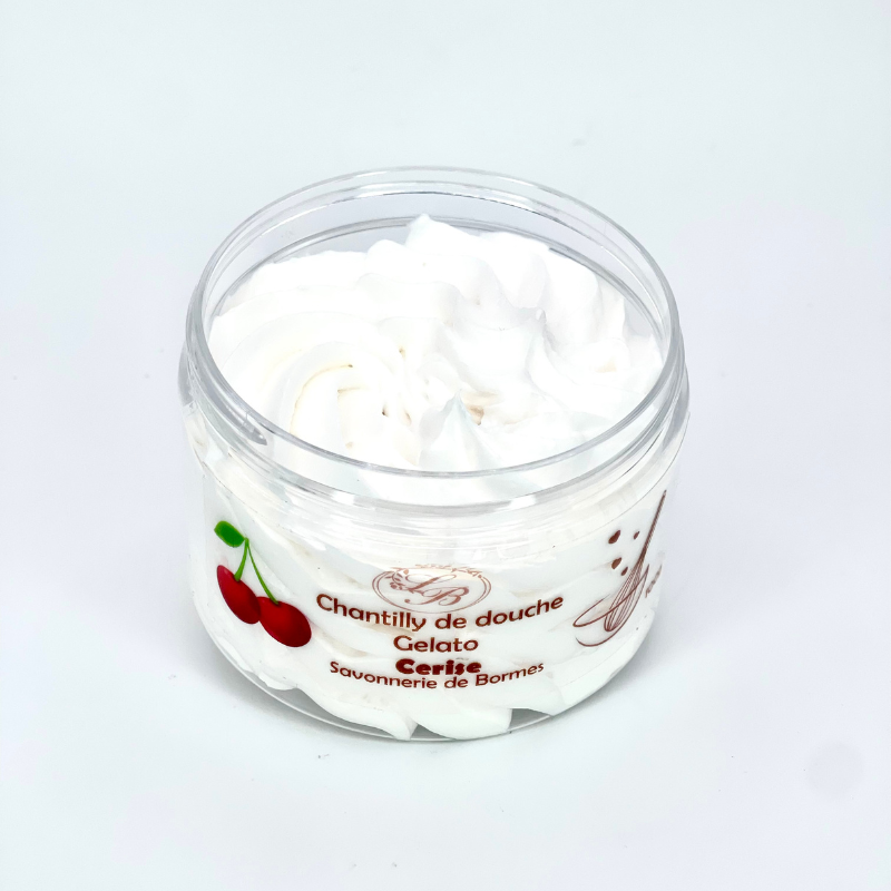 Savon fouetté Cerise Blanche