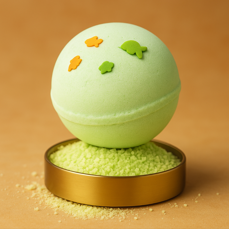 Bombe de Bain 180g - Dinosaure- Chocolat