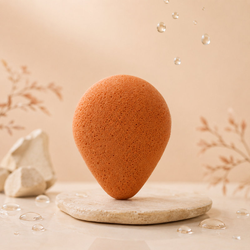 Eponge Konjac à l'Argile Douce
