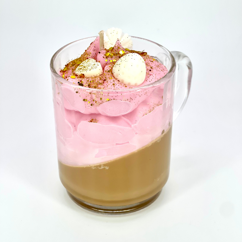 Bougie Gourmande Caramel Framboise