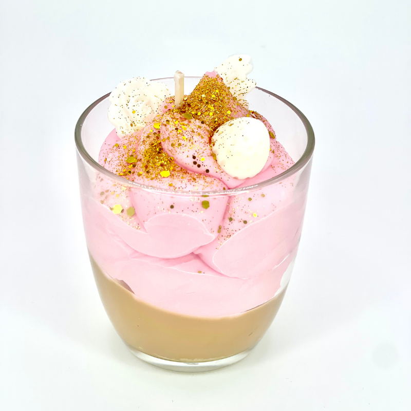Bougie Gourmande Caramel Framboise