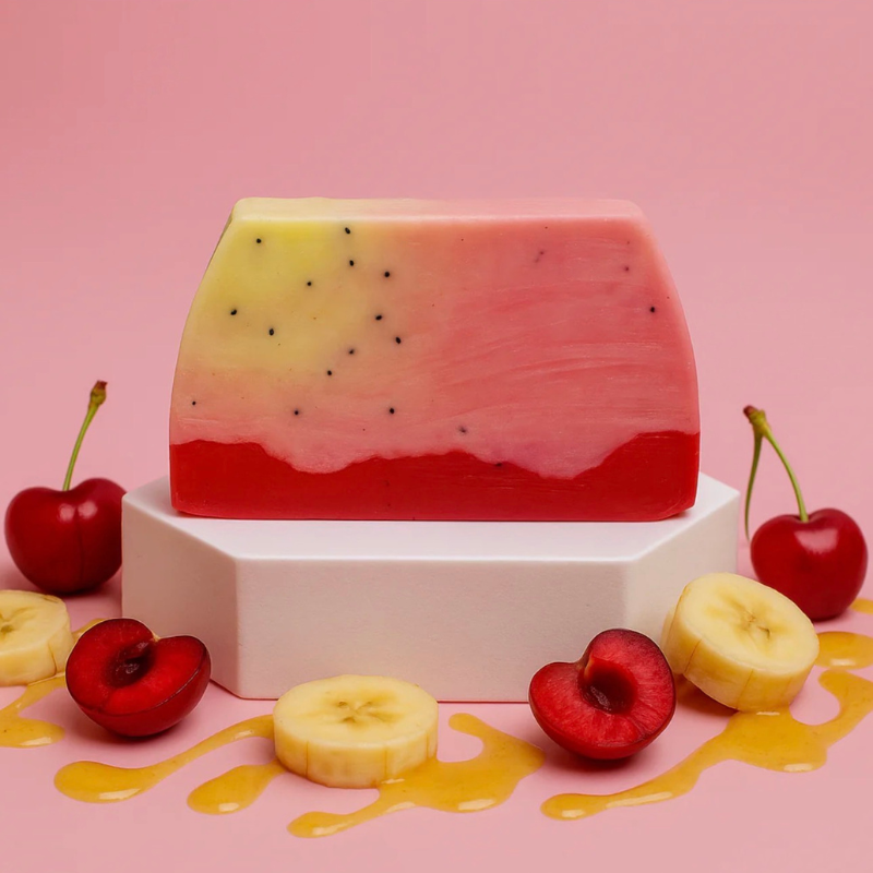Savon artisanal Cerise Banane