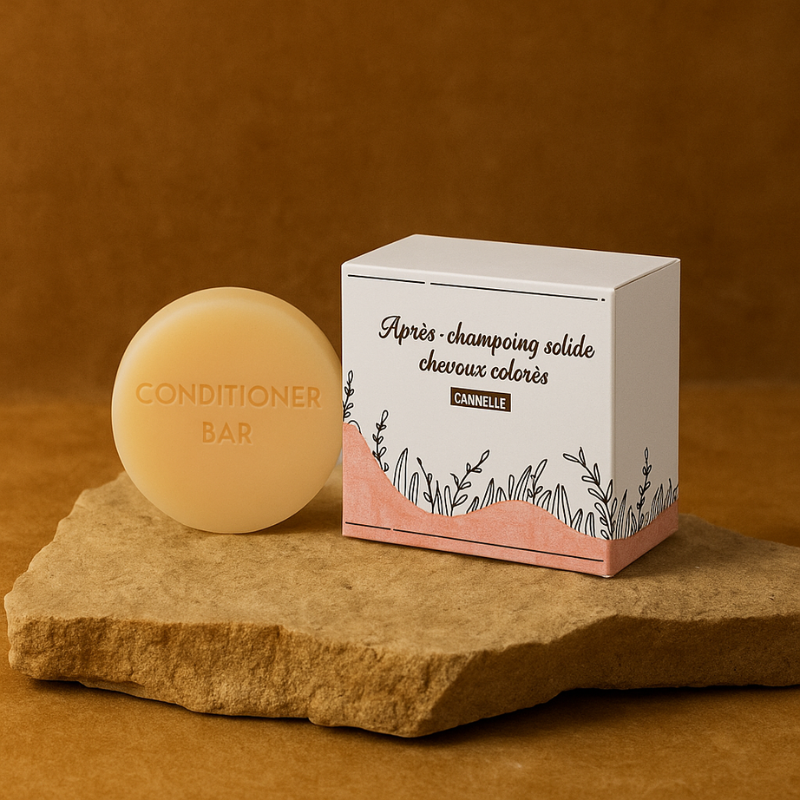 Après shampoing solide Cannelle (cheveux colorés)