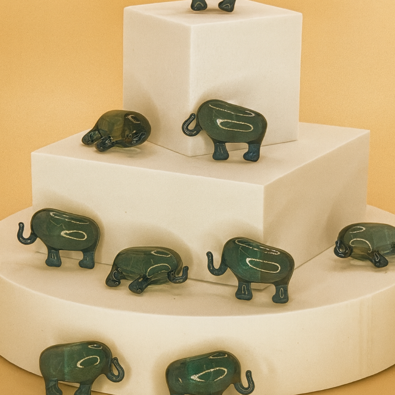 Perle de Bain Eléphant à l’orchidée