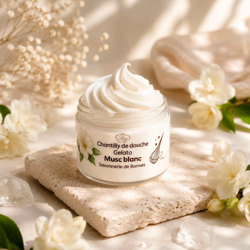 Savon fouetté Musc blanc