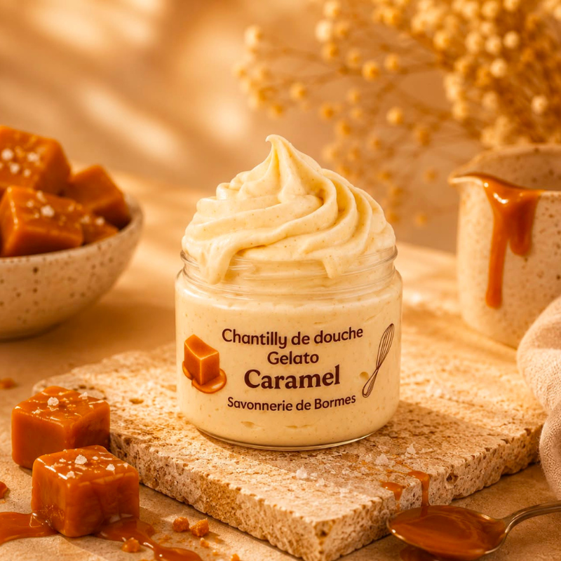 Savon fouetté Caramel