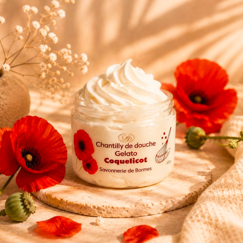 Savon Fouetté Coquelicot