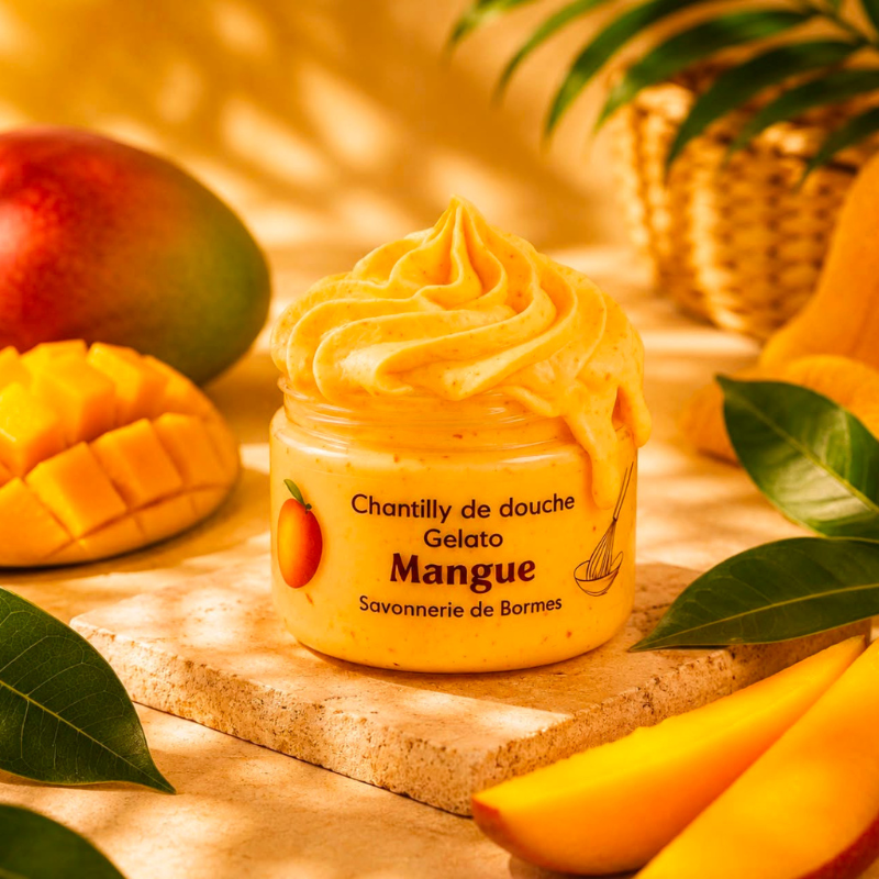 Savon fouetté Mangue
