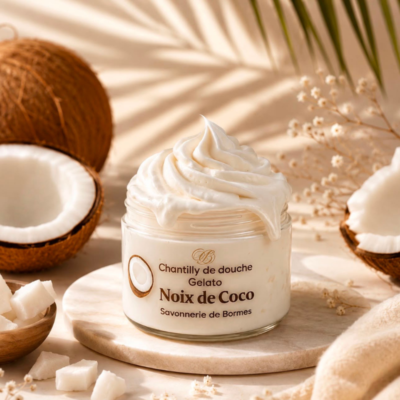 Savon fouetté Noix de Coco