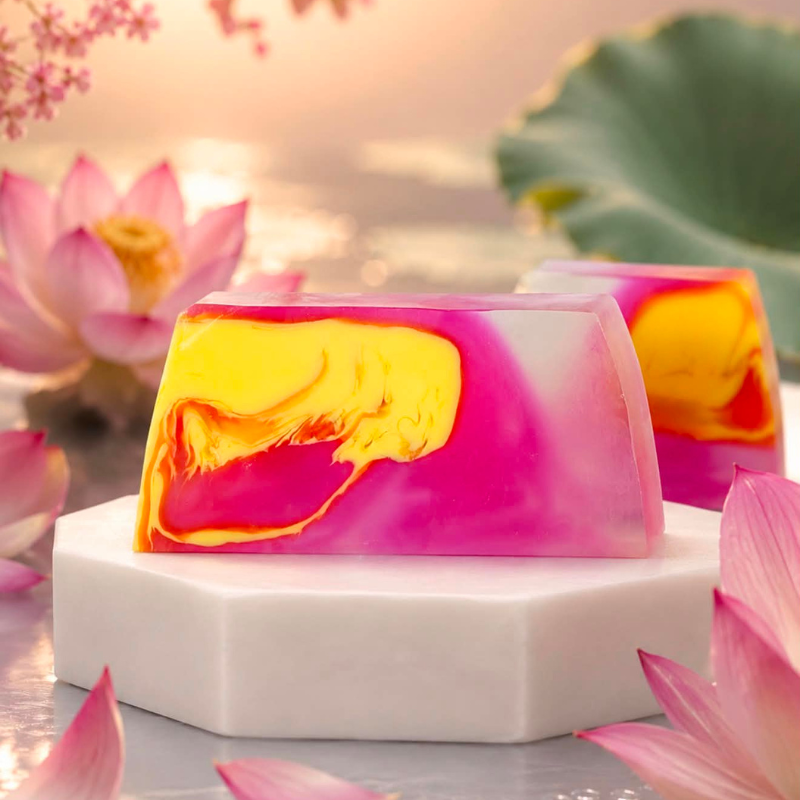 Savon artisanal Fleur de Lotus
