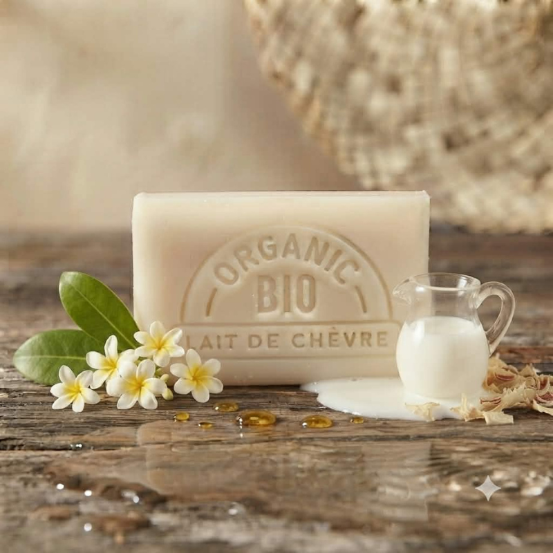Savon Bio au Lait de Chèvre au Monoï