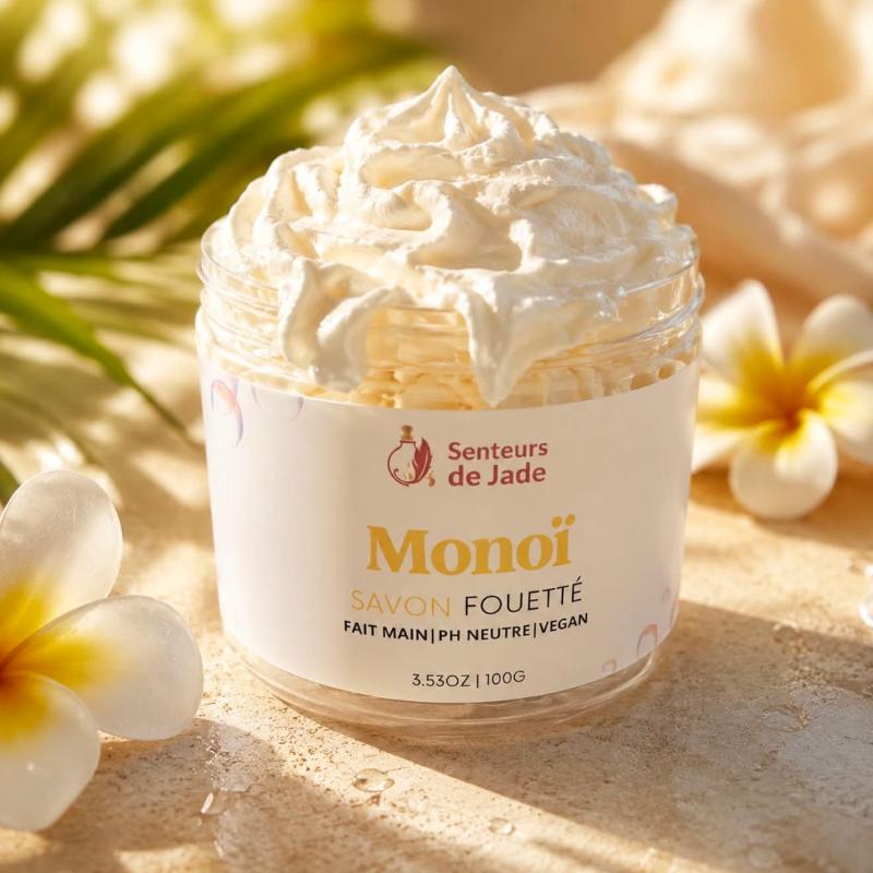 Savon fouetté Monoï