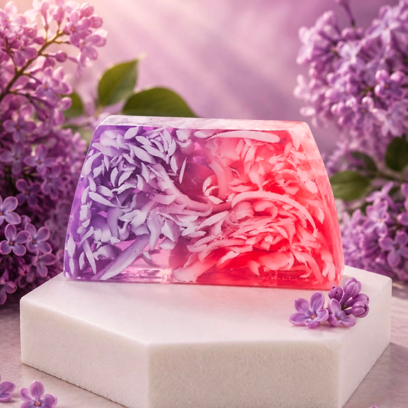 Savon artisanal Lilas