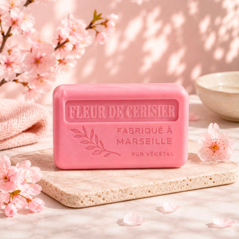 Savon de Marseille Fleur de Cerisier
