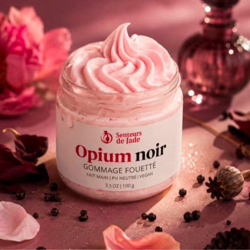 Gommage fouetté au sucre Opium Noir