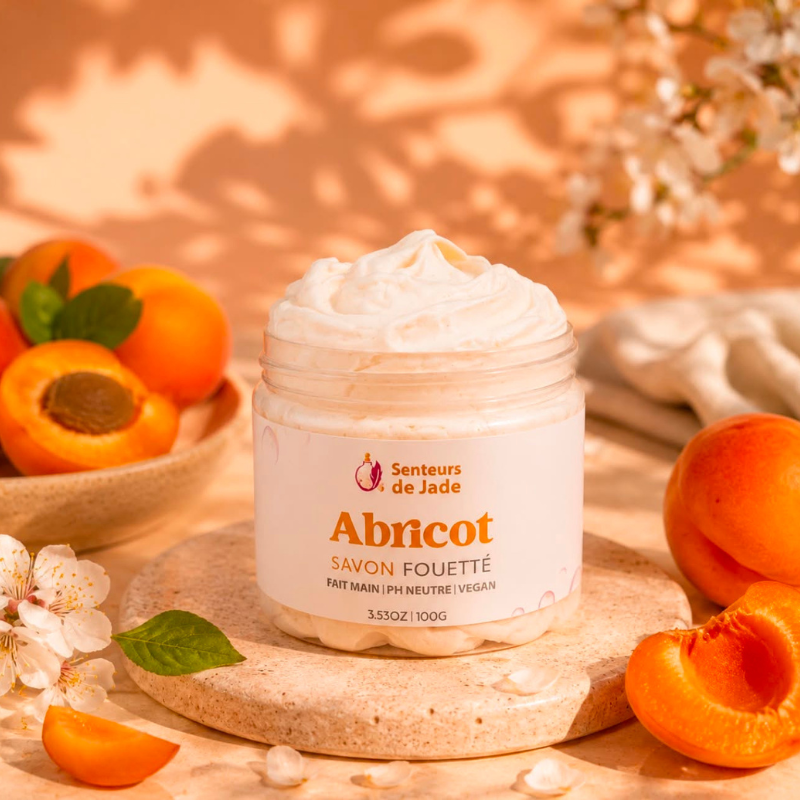 Savon fouetté Abricot