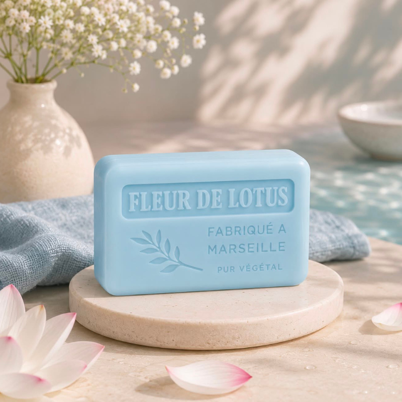 Savon de Marseille Fleurs de Lotus