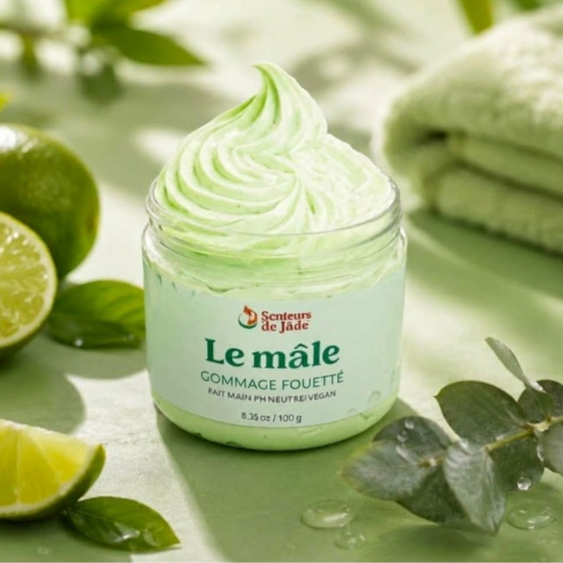 Gommage fouetté au sucre Le Mâle