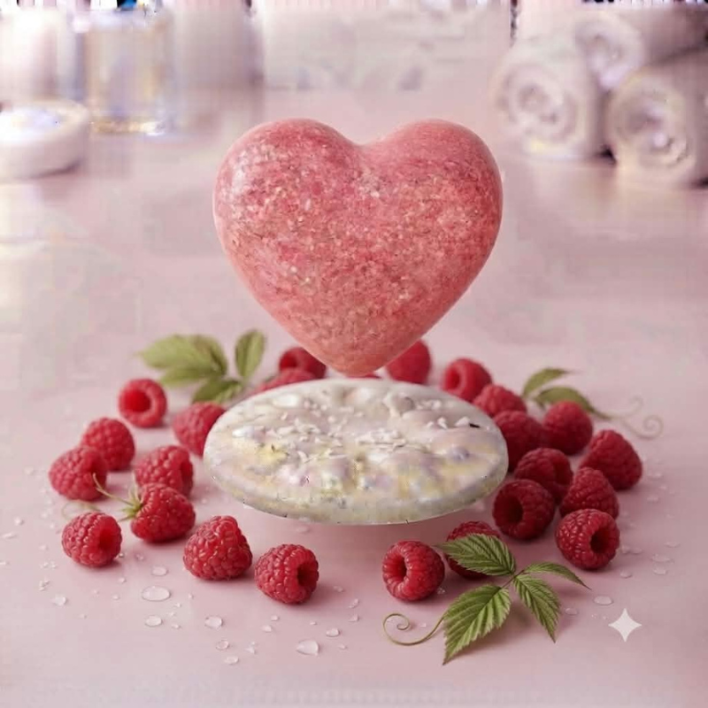 Cœur de Bain Framboise