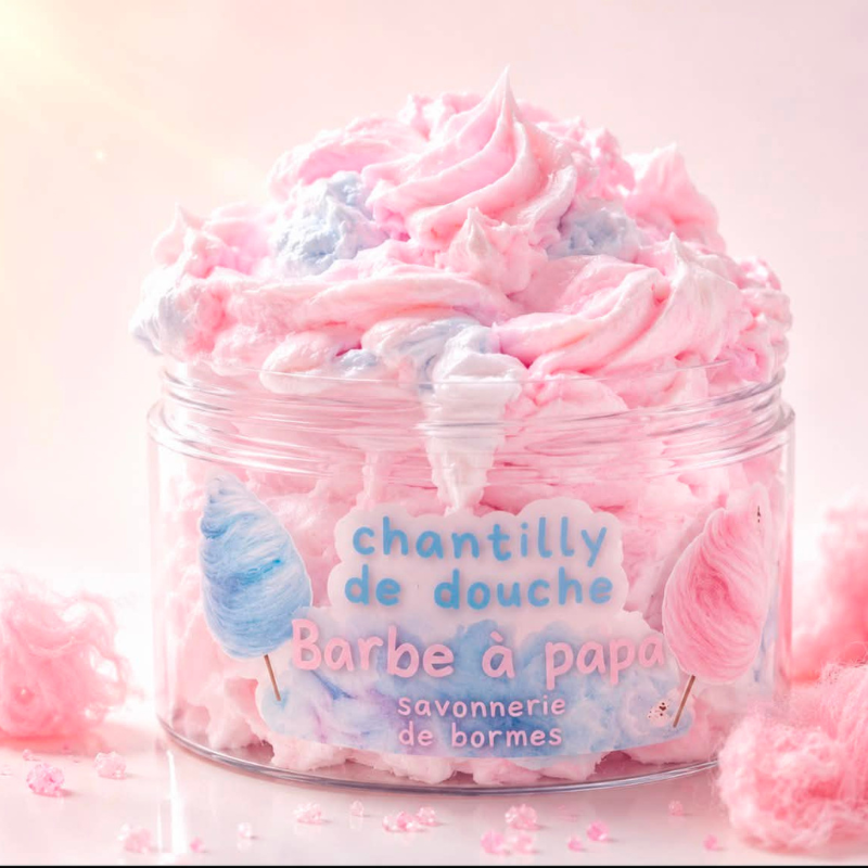 Savon fouetté Barbe à Papa