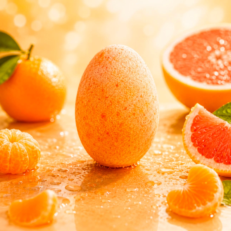 Œuf de Bain Mandarine Pamplemousse