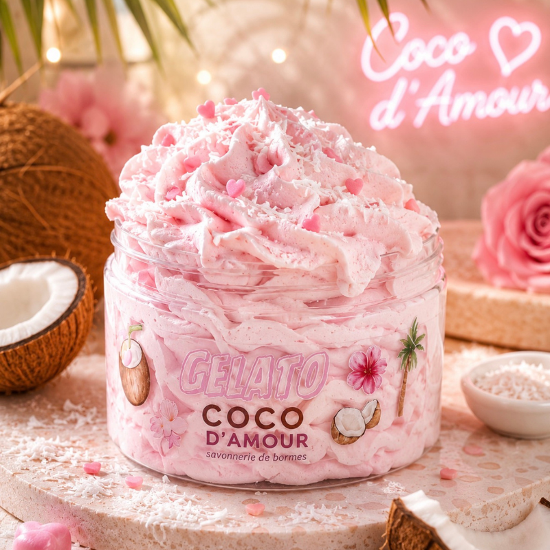 Savon fouetté Coco D'Amour