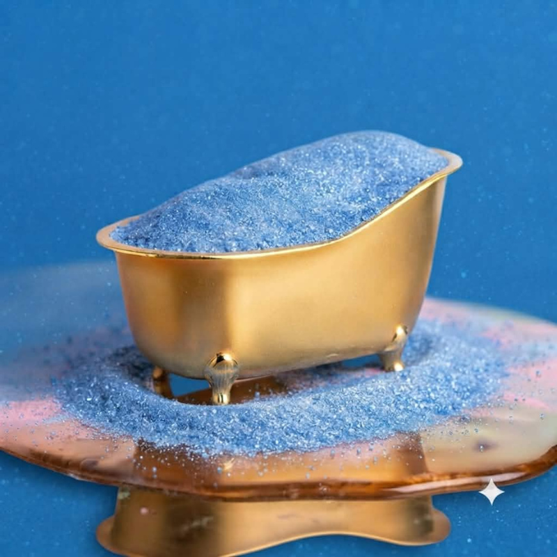 Potion de bain violette