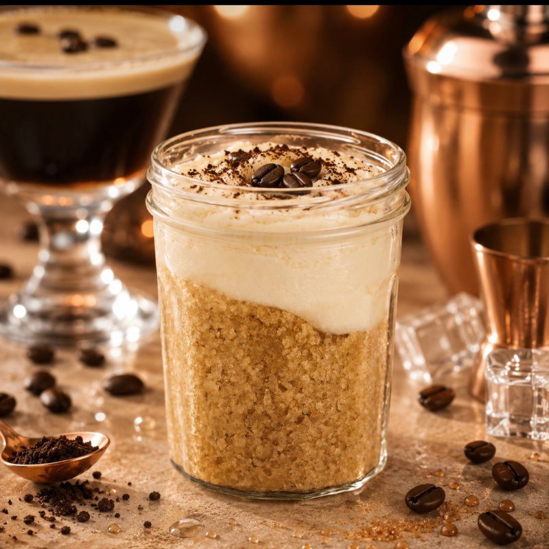 Gommage corporel au sucre parfumé Expresso Martini