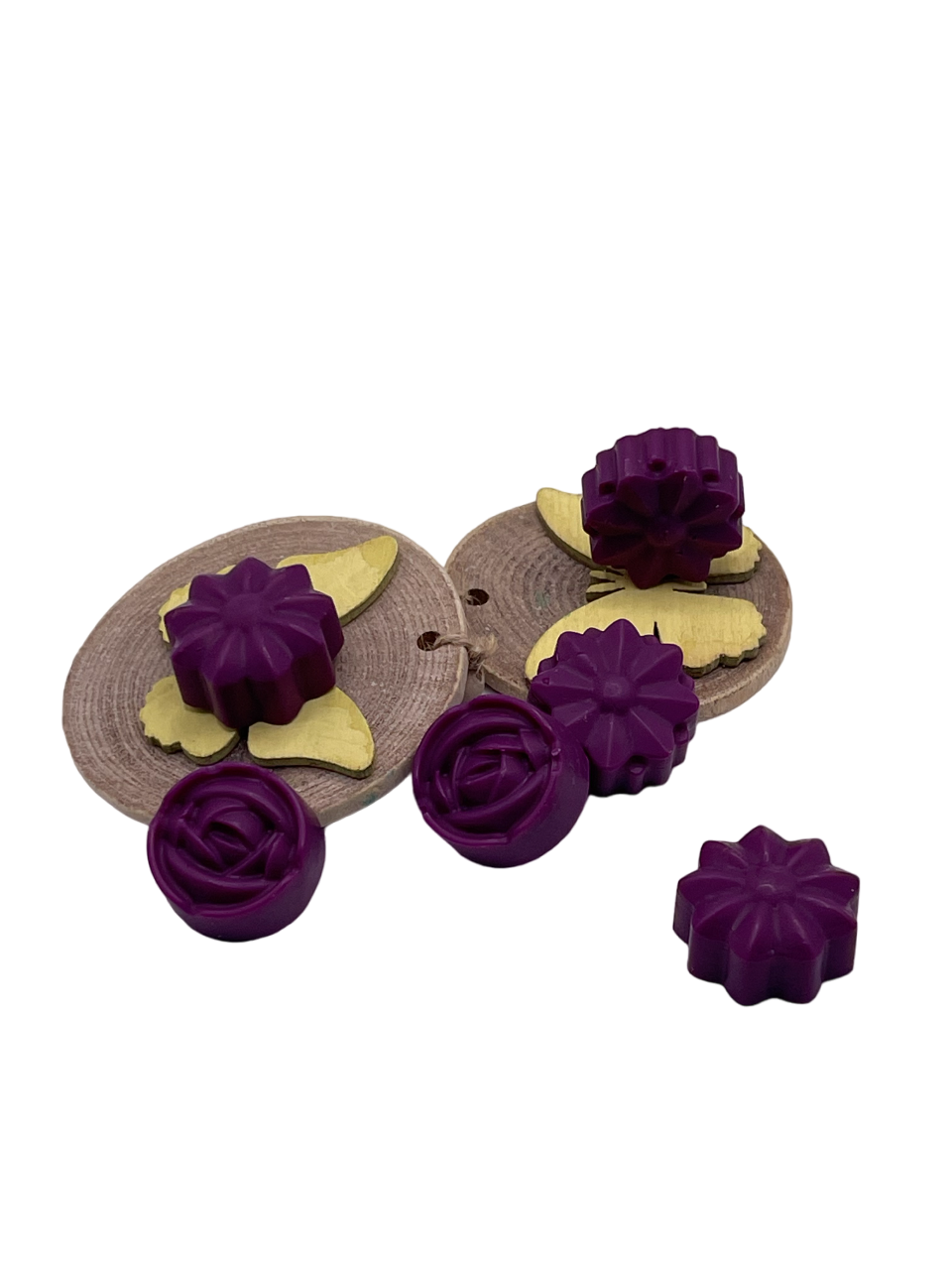 Fondant Fleur Cerise Noire