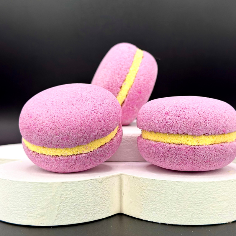Macaron bombe de bain Fruits de la Passion