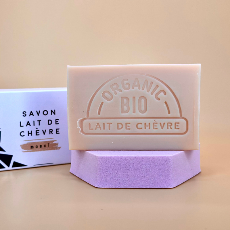 Savon Bio au Lait de Chèvre au Monoï