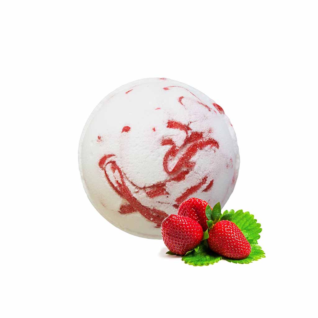 Bombe de Bain Paradis Tropical - Fraise 180g